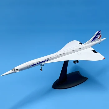 Модел от сплав на Air France, F-BVFC Militarized Combat Concorde в мащаб 1: 200, бижу подарък събиране на играчки