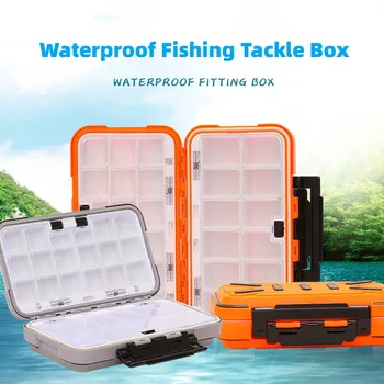 Кутия за водонепропускливи аксесоари за риболов, Малка пътна подсумка, Кутия за съхранение на риболовни куки, Настолни риболовни инструменти, Риболовни принадлежности