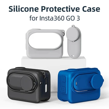 Силиконов защитен калъф за Insta360 Go 3, мек протектор и обвивка, калъф за вашия фотоапарат, калъф за Insta Go 3, аксесоари