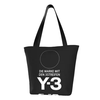 Kawai Йоджи Ямамото Чанта-тоут за пазаруване, холщовая пазарска чанта от рециклиран, пазарска Чанта през рамо